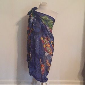 Tropical Fish Sarong Scarf